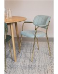 copy of CHAIR JOLIEN GOLD/DARK BLUE