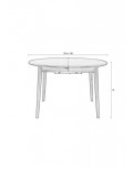 Mesa comedor Twist 120 cm