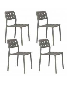 silla exterior apilable sierra | esturri mobiliario