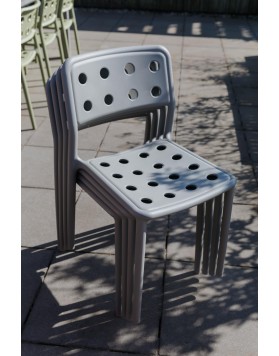 silla exterior apilable sierra | esturri mobiliario