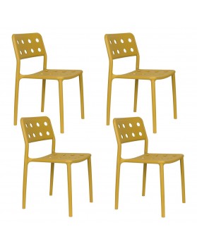 silla exterior apilable sierra | esturri mobiliario
