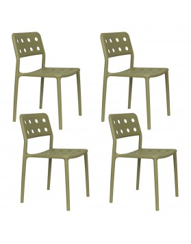 silla exterior apilable sierra | esturri mobiliario
