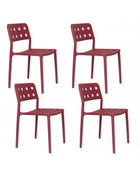 silla exterior apilable sierra | esturri mobiliario