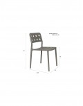 Silla Exterior Sierra ( Apilable )