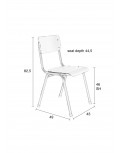 SILLA BACK TO SCHOOL EXTERIOR BLANCO