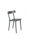 Silla exterior Friday gris