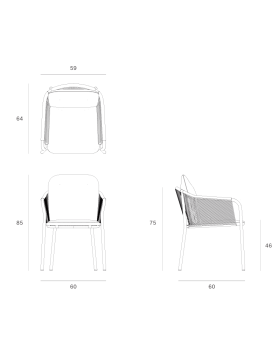 Silla de Jardín Capitán | Esturri
