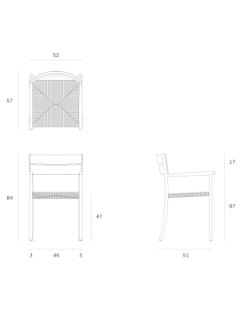 Silla de jardín Elin | Esturri