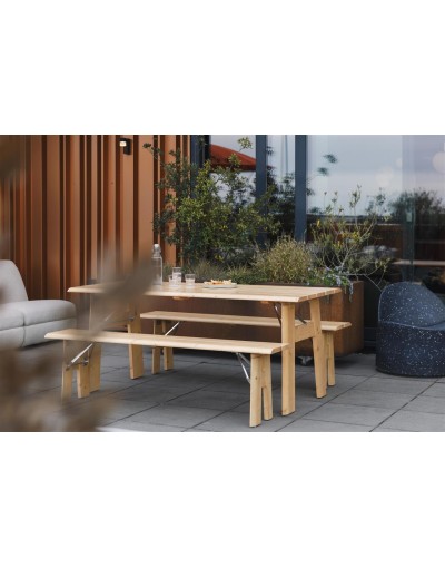 Set Plegable de Jardín Avenue de Madera de Pino | Esturri